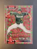 2026 Topps #15 Payton Tolle Holiday Polka Dots Green / Pink