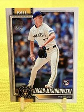 Jacob Misiorowski RC 2026 Topps Series 1 #10 ROOKIE CARD - Milwaukee Brewers