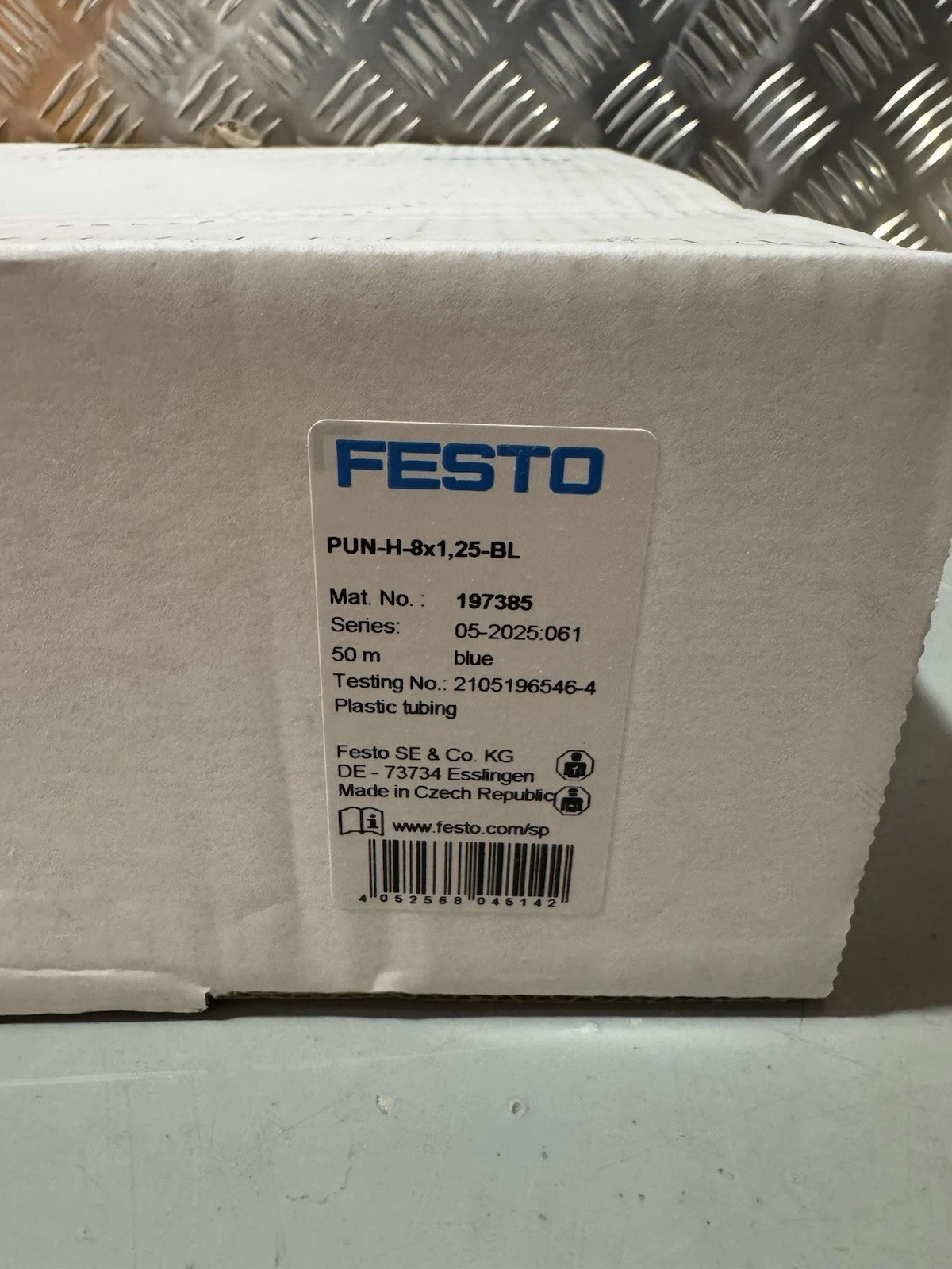 Festo 197385 Plastic Tubing 50 Meter PUN-H-8x1.25-BL Brand New 2