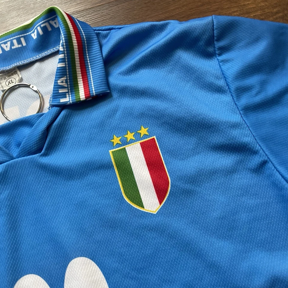 Camiseta Vintage Selección Italia Talla XL Número 20 Toto Souvenir Usada en Excelente Condición Foto 4 de 4