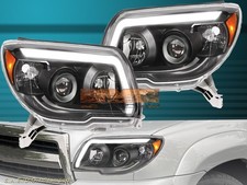 Black 2006 2007 2008 2009 Toyota 4runner 4 Runner Projector Headlights C-bar Black 2006 2007 2008 2009 Toyota 4runner 4 Runner Projector Headlights C-bar
