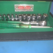 Sk Wayne Usa Made 14 Inch Drive Metric Set. Has Icon Shallow Sockets.