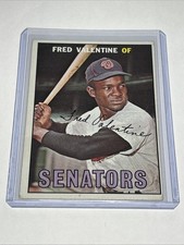 1967 Topps #64 Fred Valentine Senators