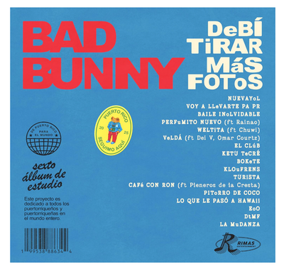 IN HAND BAD Bunny DeBÍ TiRAR MáS FOToS Double Red Vinyl Exclusive