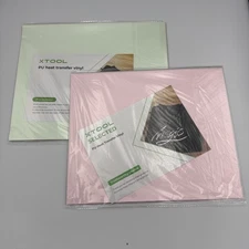 xTool PU Heat Transfer Vinyl Sheets – Iron-On HTV Pack for T-Shirts & Fabric Cra