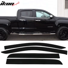 Fits 15-22 Chevy Colorado GMC Canyon Crew Cab Acrylic Window Visors 4Pc Set