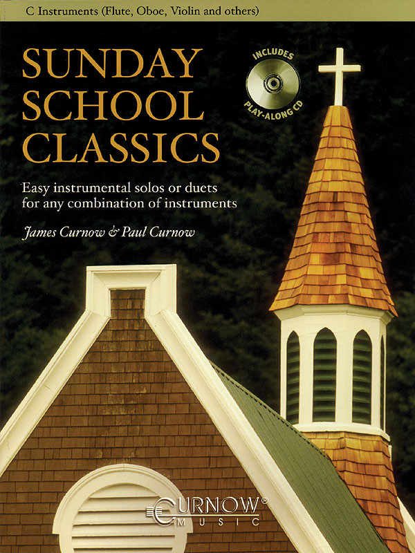 Sunday School Classics Flute Oboe Violin Solo Duet Christian Sheet Music Book CD