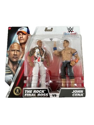 WWE Mattel Main Event Showdown #23 John Cena & The Rock Wrestling Figur MOC OVP