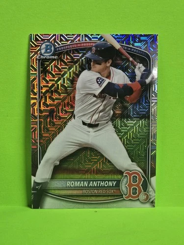 2025 Bowman Chrome Roman Anthony RC #BCP-167 Mojo Refractor