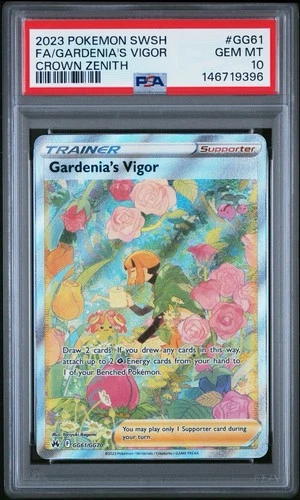 PSA 10 - Pokémon TCG Crown Zenith: Galarian Gallery - Gardenia’s Vigor GG61
