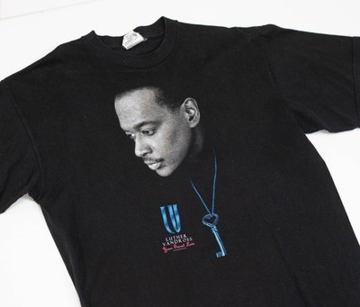 Vintage Luther Vandross Rap Tee Size XL Cronies USA 90s R&B Music Band Tee