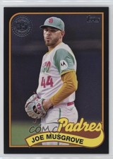 2024 Topps Series 2 1989 Topps Baseball Black 285/299 Joe Musgrove #89B2-19 uk2