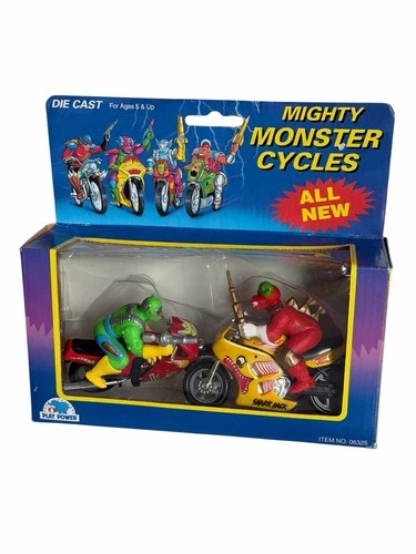 Vintage Mighty Monster Cycles Knock off Bootleg, Power Rangers MOTU REMCO