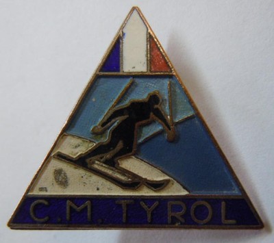 Insigne Original Chasseurs Alpins – Club Militaire Tyrol – Ski Montagne – Numéroté