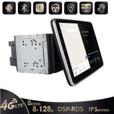 Autoradio 10.1 pollici Android 12.0 2 DIN con navigatore GPS WiFi USB DAB Carplay 8+128GB