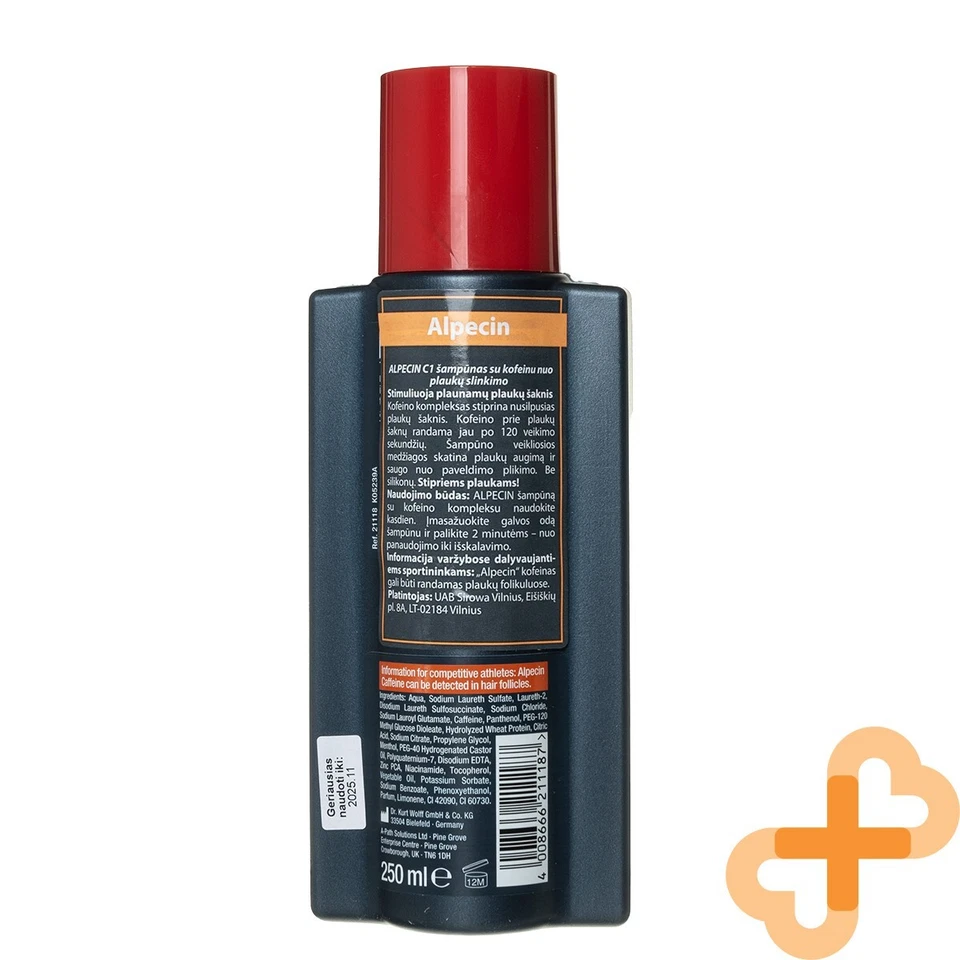 Alpecin C1 Shampoing Avec Caféine Pour Anti Cheveux Perte 250ml Stimule Racines - Photo 4/4