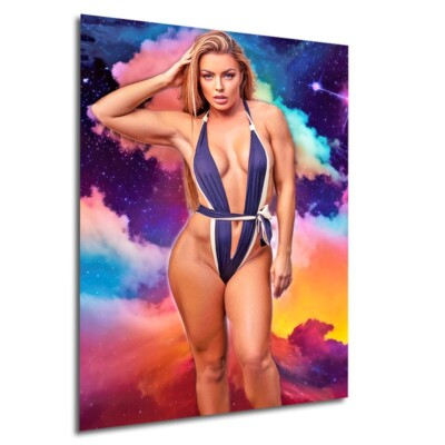 #ad #ad MANDY ROSE WWE Wrestling Model Diva Belles ACEO Art Print Card by RoStar #4 7 $11.49
