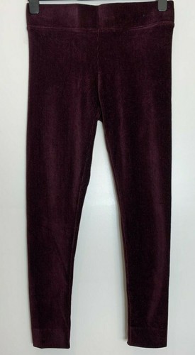 M\u0026S Dark Grape Stretch Ribbed High Rise 