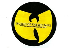 LEGEND OF THE WU-TANG CLAN'S GREATEST HITS STICKER/DECAL LARGE 5.5" DIAMETER NEW