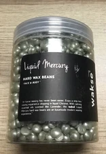 Wakse Liquid Merc Hard Wax Beans Face & Body, 4.8oz.
