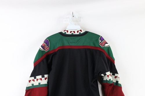 Vintage 90s Starter Boys S/M Kachina Phoenix Coyotes Hockey Jersey Stitched - Picture 11 of 12