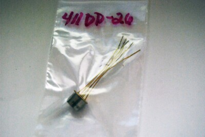 Vintage Teledyne 411DD-26 SPDT 5 pin relay TO-5 package gold leads