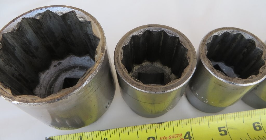 Lot USA 3/4" drive NAPA Tools NH55 Breaker Bar; (2) Adapters; and (5