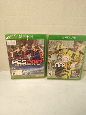 Lot Of 2 PES 2017 Pro Evolution Soccer Xbox & FIFA 17  XBoxOne