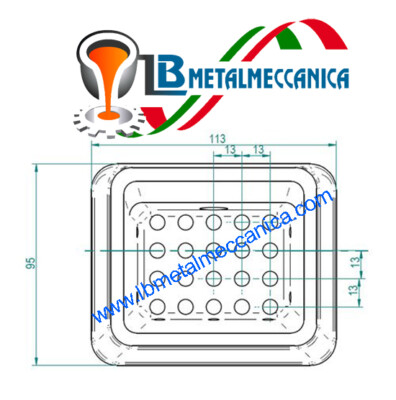 Braciere In Ghisa Per Stufa A Pellet KARMEK ONE - Ricambio Resistente 6mm, Altezza 66mm, Compatibile Con Vari Modelli