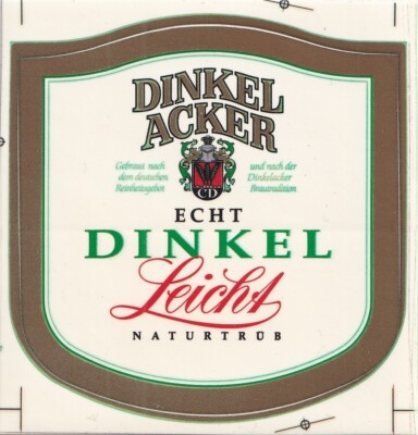 AK - (D) - Dinkelacker brewery - est. 1888 Beer Advertising Excellent Condition