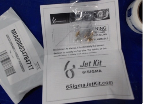 Suzuki GT550 GT 550 6 Sigma Custom Performance Carburetor Jet Kit - Stage 1-7