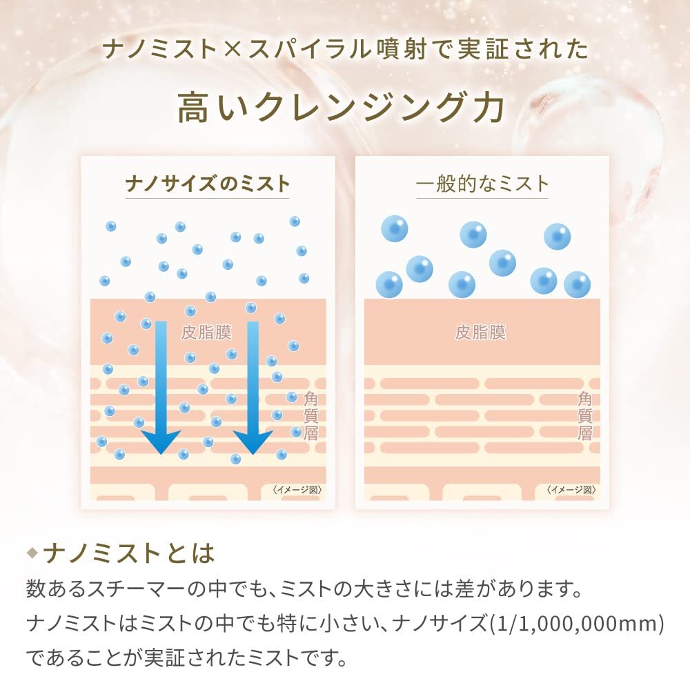 ボディ・フェイスケア FESTINO Facial Cleansing Nano Steamer FESTINO Facial Cleansing Nano Steamer SMHB-033 Steamer Deep