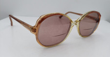 Vintage Pride 440 Brown Oval Butterfly Sunglasses USA FRAMES ONLY