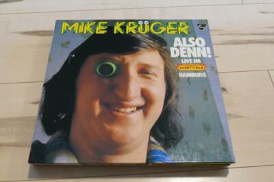 Mike Krüger LIVE - Also denn! - Comedy Deutsch 70er - Album Vinyl LP