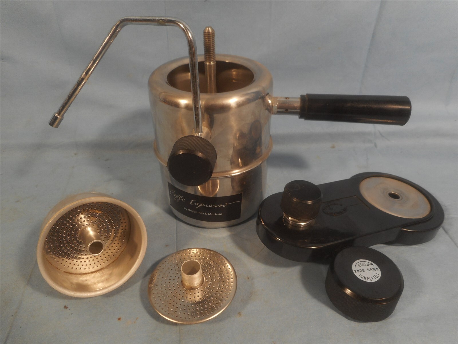 Benjamin & Medwin Caffe Espresso/Cappuccino Stovetop Coffee Machine