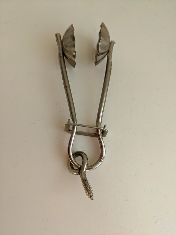 Vintage Mystery Tong/Clamp - nut cracker, baller, press