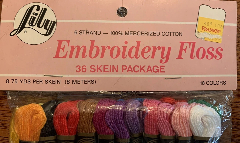 Embroidery Floss 2 Unopened Packs 21 Colors NEW - Image 3 of 3