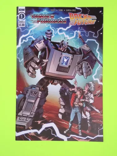 Transformers/Back to the Future #1 2020 IDW Publishing High Grade A69-204
