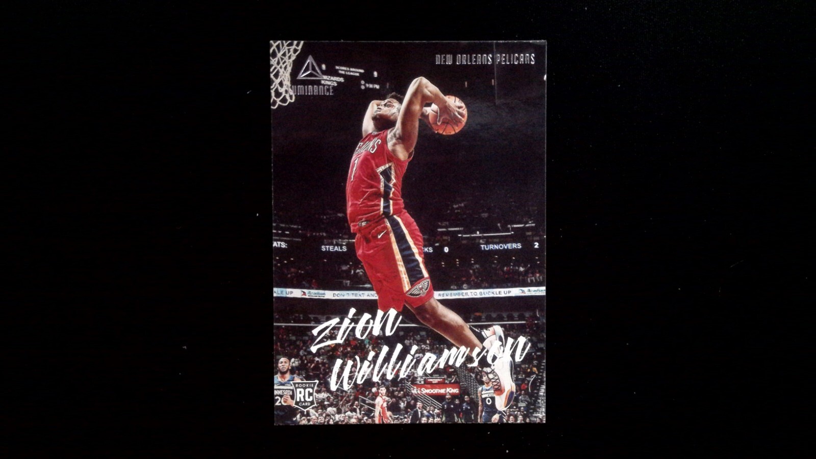 2019-20 Panini Chronicles Basketball NBA Rookie RC Luminance 143 Zion Williamson