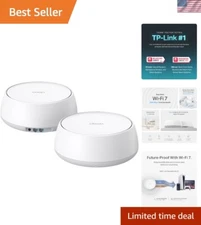 Deco BE23 WiFi 7 Mesh System - 4 Streams, 3.6 Gbps Speeds, and Security Features