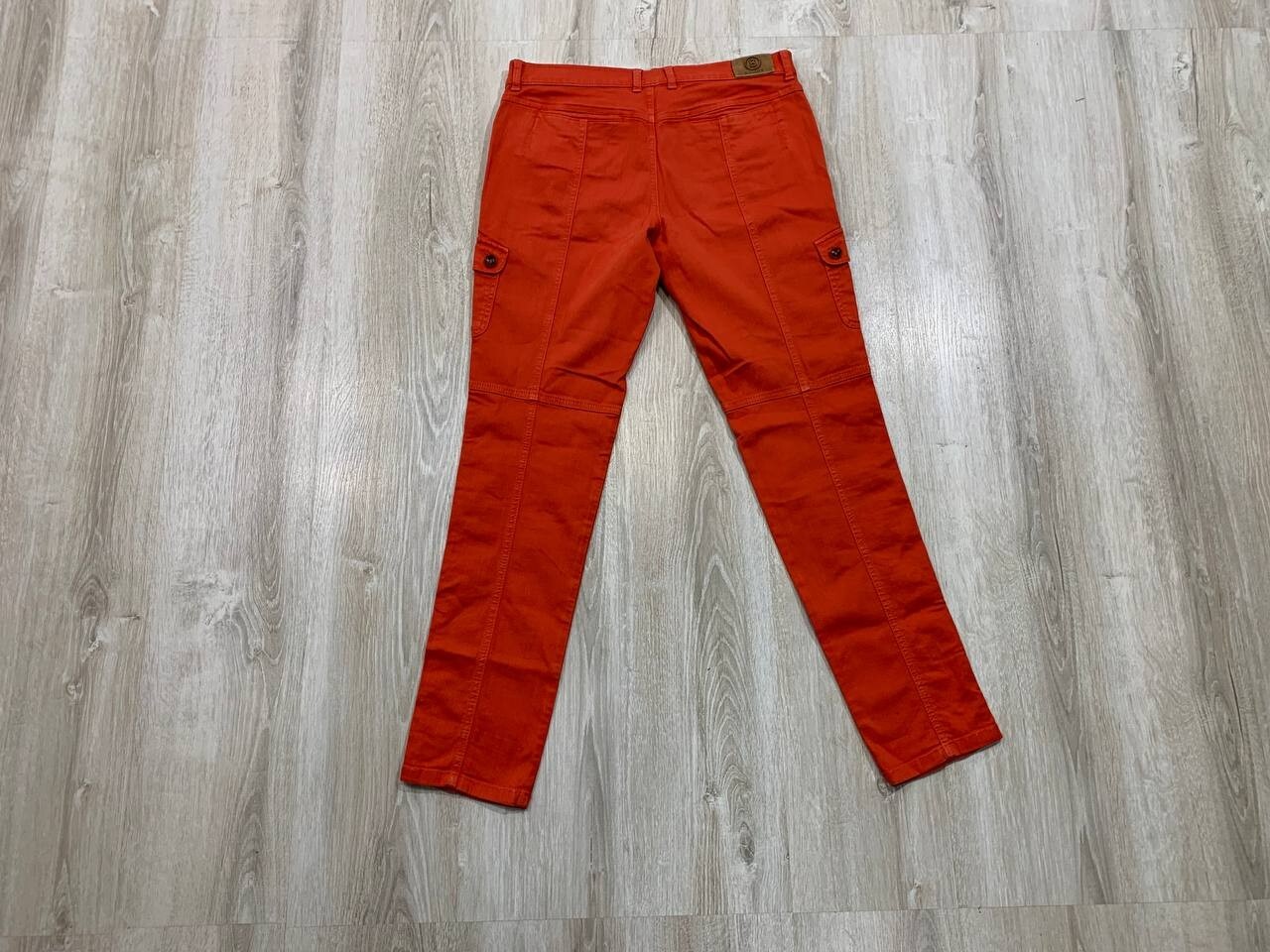 Womens cargo jeans Bogner Size 10 Color Orange image 7