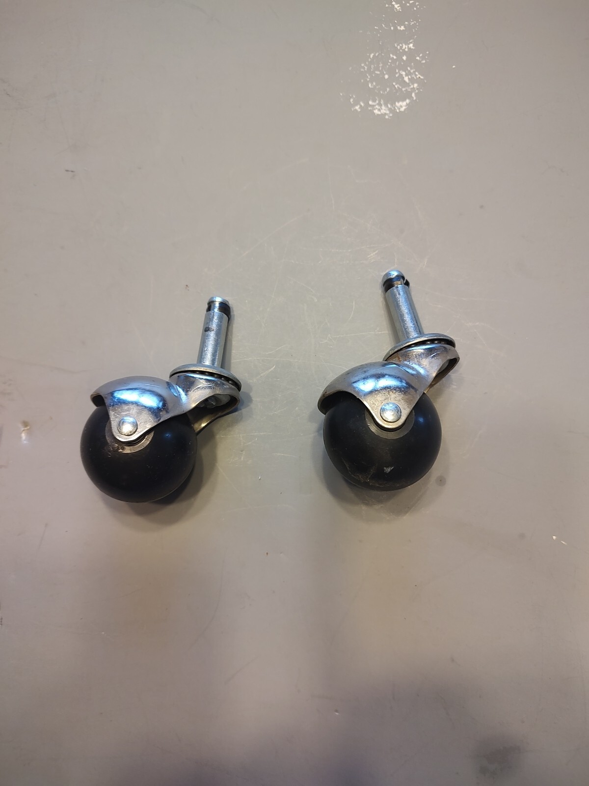 1 Pair of Craftmatic Electric Adjustable Bed Wheels . 7/16 diameter