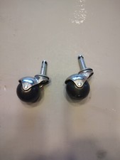 1 Pair of Craftmatic Electric Adjustable Bed Wheels . 7/16 diameter shaft