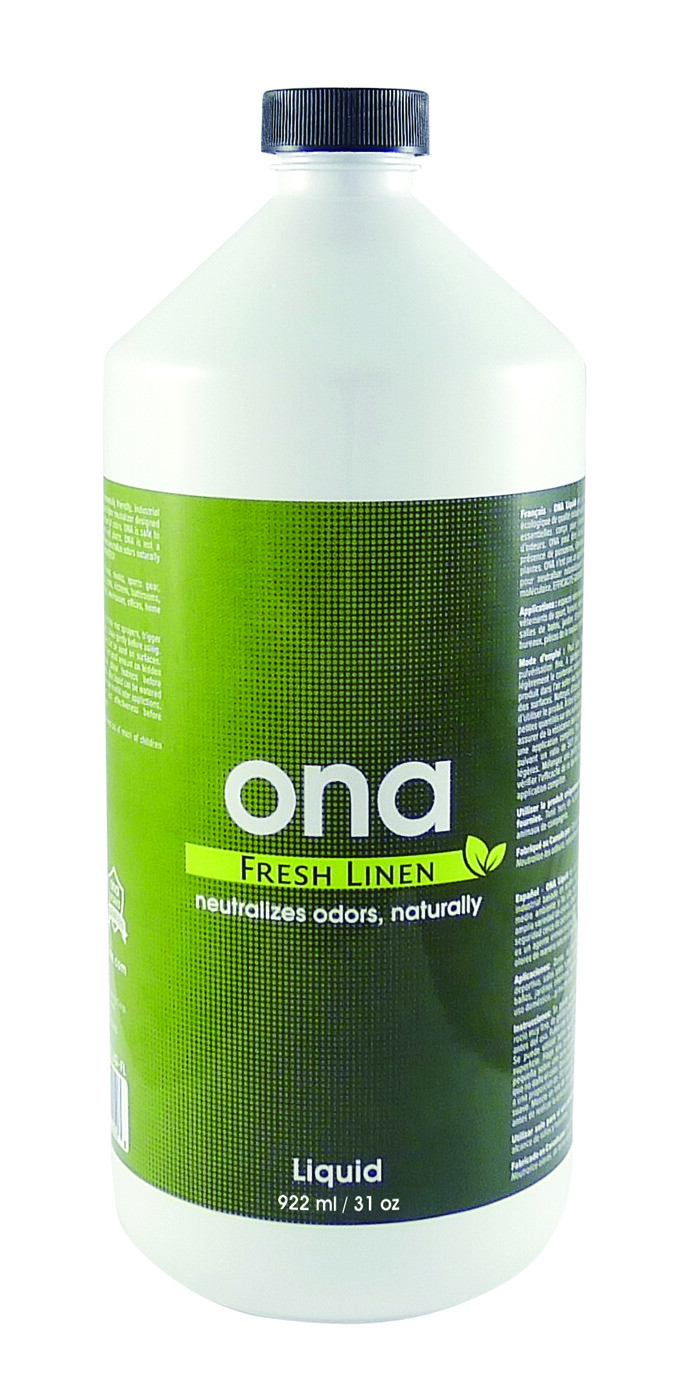 Ona Liquid 1L / 922ml Odour Neutraliser Diffuser Liquid Refill - Fresh Linen