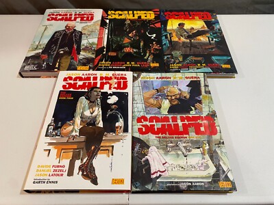 Scalped Deluxe Edition HC Volumes 1-5 Complete Jason Aaron DC Vertigo 1 2 3 4 5