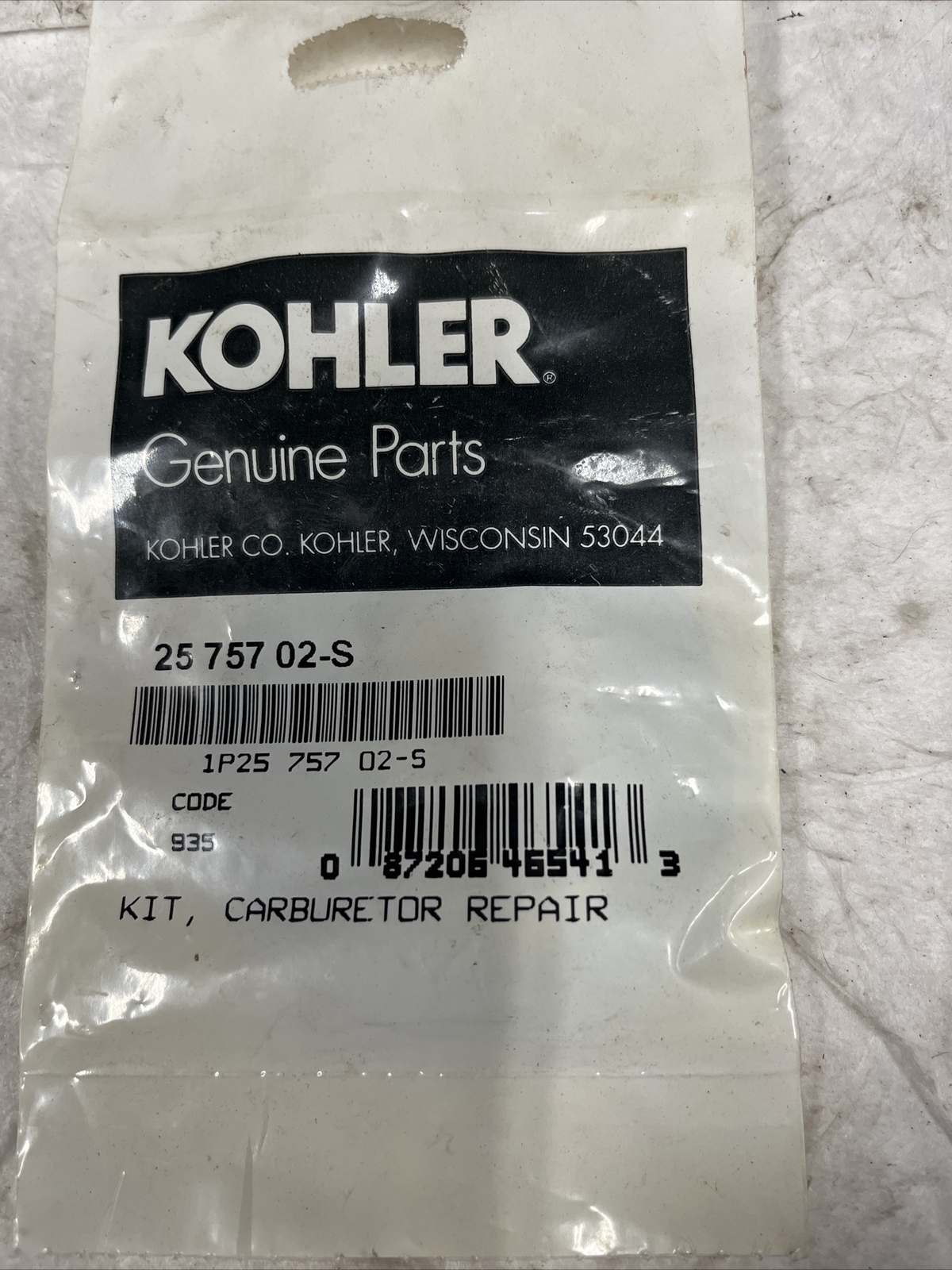 Vergaser-Reparaturkit Für KOHLER Motoren – Ersetzt 25 757 02-S, Passt Für K301, K582, K241 & Magnum