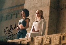 NATHALIE EMMANUEL signed Autogramm 20x30cm GAME OF THRONES in Person autograph
