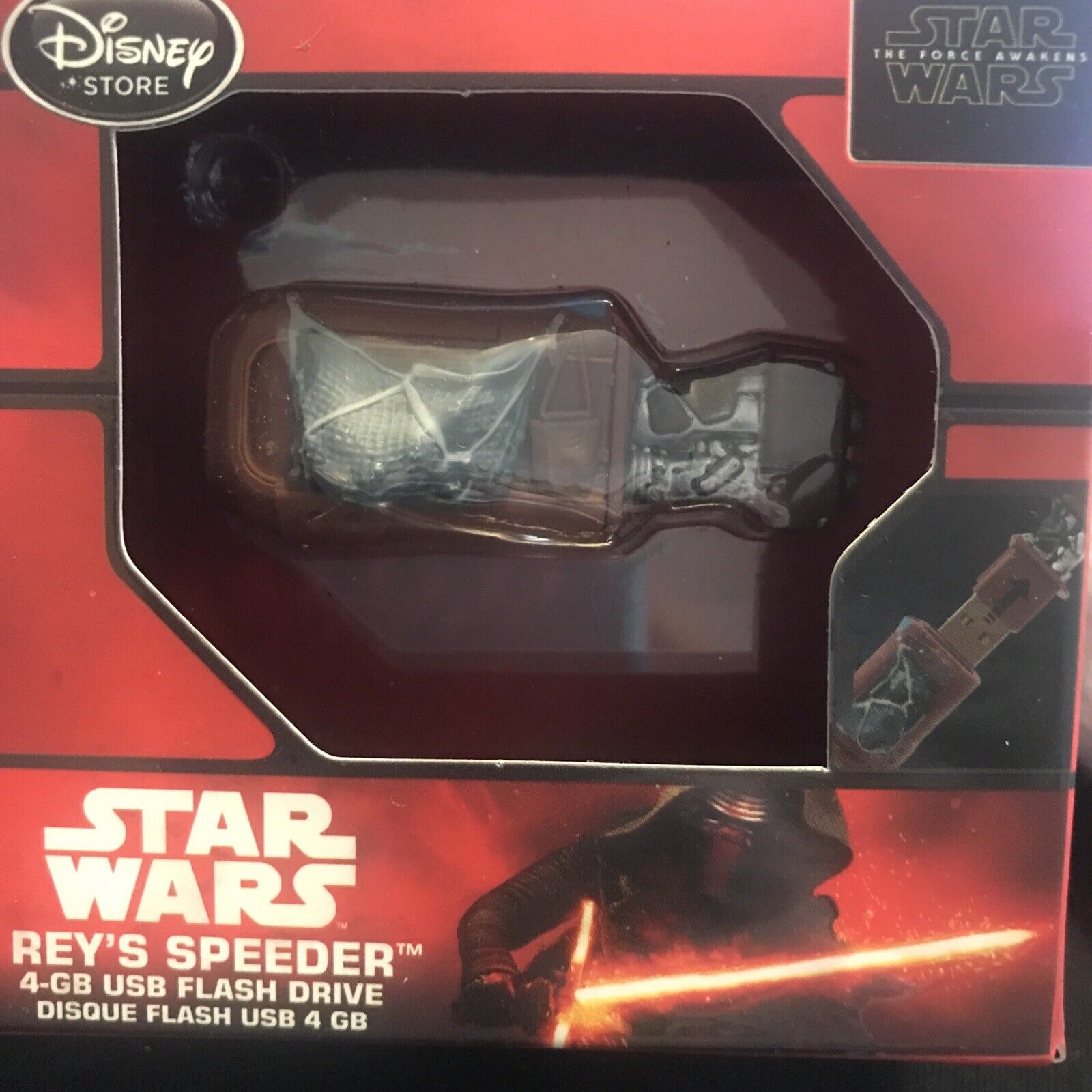 Disney Store Star Wars The Force Awakens Reys Speeder 4GB USB Flash Drive M123