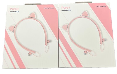 Padmate Pure 1 Bluetooth 5.0 headphones lot of 2