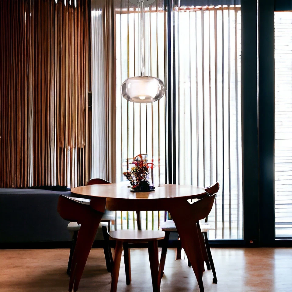 Mini lámpara colgante PLC Castilla comedor níquel satinado original 444,00 nueva en caja Foto 2 de 4